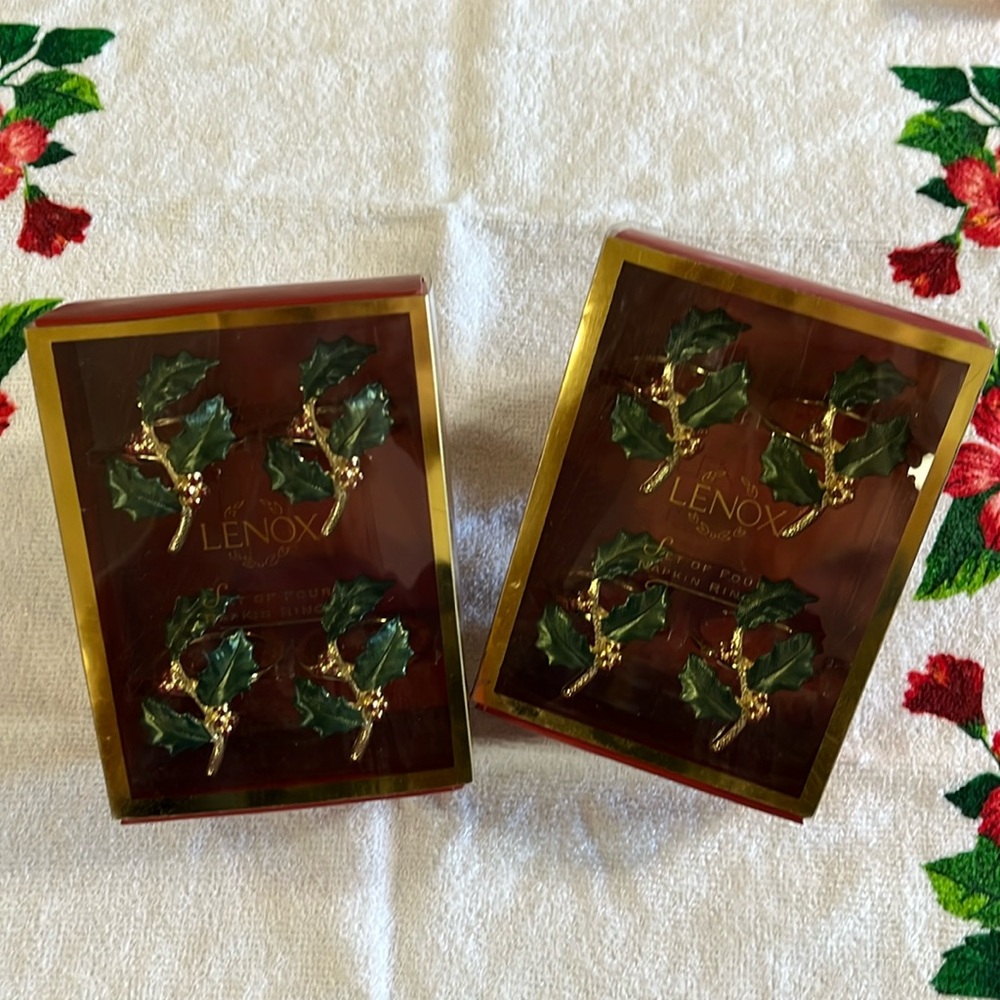 Lenox Set of 4 Napkin Rings